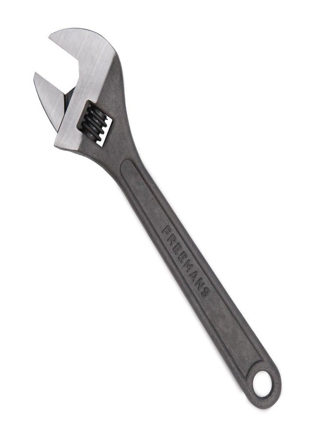 FREEMANS 6" Phosphate Finish, Anti-Corrosion Adjustable Wrench Spanner, Adjustable Wrench for All Nut Sizes, Easy to Grip Wrench, Universal Wrench, Plumbing Tool (6-Inch) - Image 1